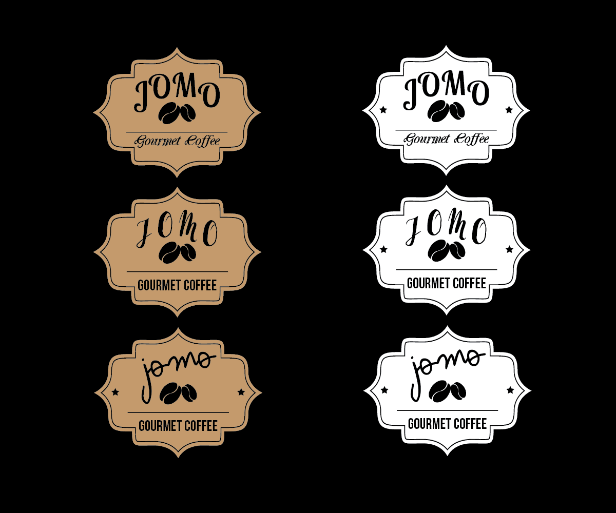 Logo Design by Ai for Jomo Gourmet Coffee | Design #10191713