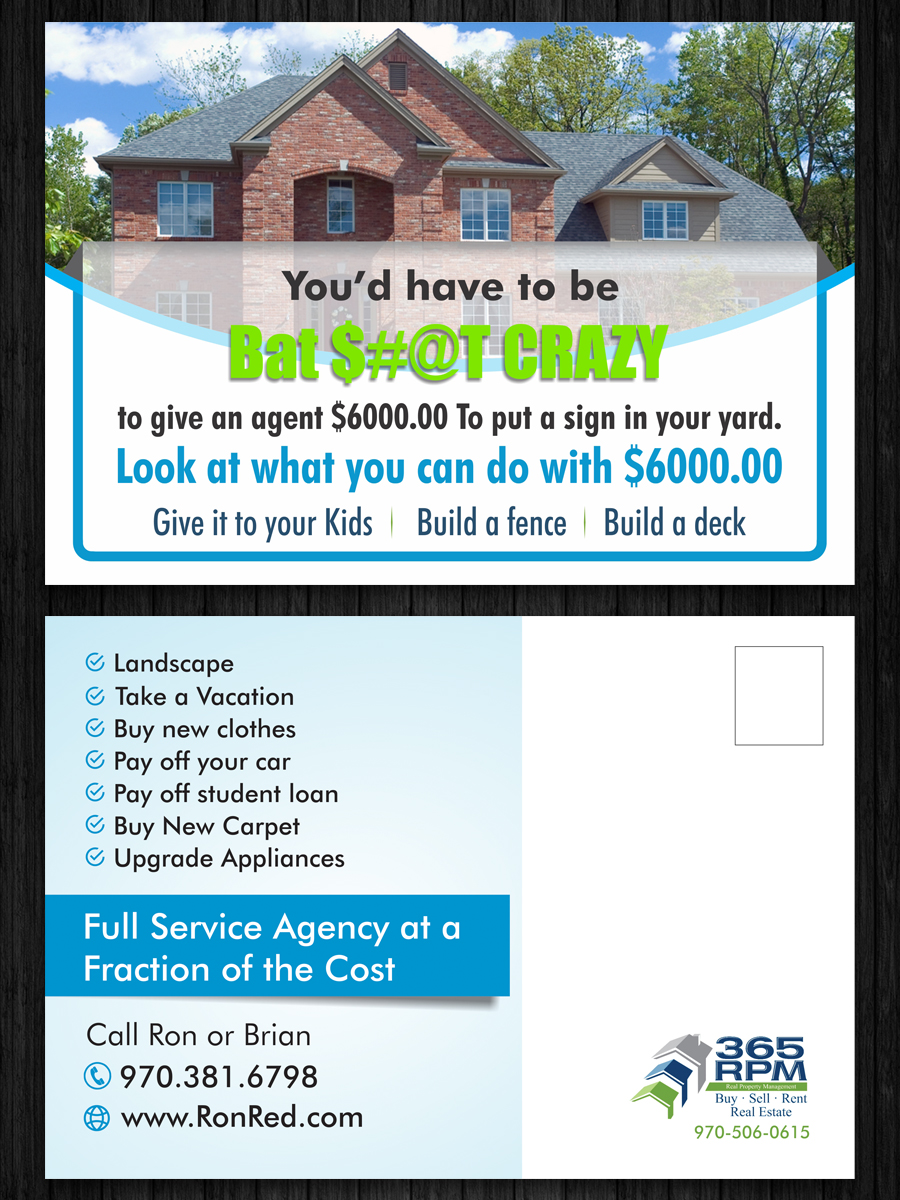 Postcard Design by ecorokerz for this project | Design #10143212