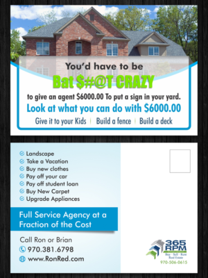 Postcard Design by ecorokerz for this project | Design #10143212