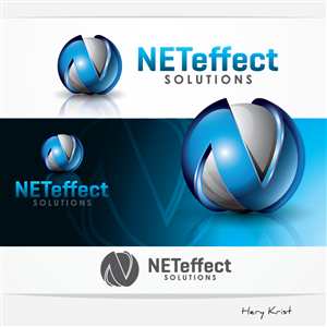 Logo Design by hery_krist for NETeffect Solutions | Design #2174860