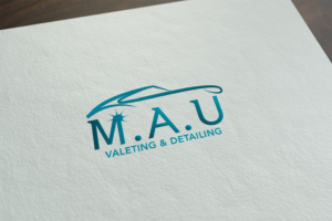 Logo Design by Ellie Afonso for M.A.U Valeting and Detailing | Design: #10258451