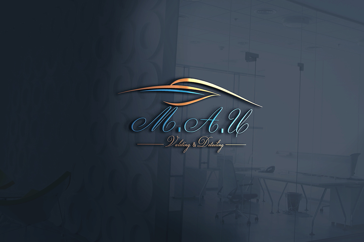 Logo Design by Ather Ali Khan for M.A.U Valeting and Detailing | Design #10256120