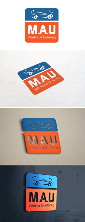 Logo Design by DG for M.A.U Valeting and Detailing | Design: #10218215