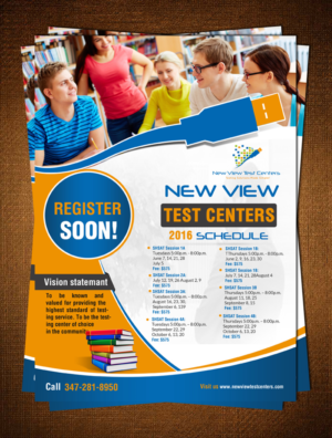 Design de Flyer par creative.bugs pour New View Test Centers, LLC | Design : #10181624