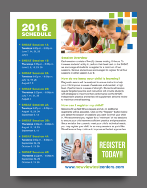 Flyer Design by rkailas for New View Test Centers, LLC | Design #10194069