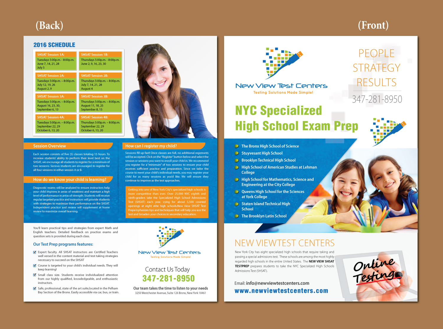 Flyer Design by meet007 for New View Test Centers, LLC | Design #10177744