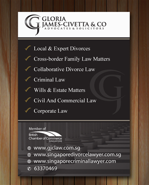 Design Publicitaire par Sbss pour Gloria james-Civetta & Co | Design : #2159823