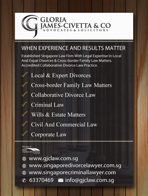 Design Publicitaire par Sbss pour Gloria james-Civetta & Co | Design : #2164381