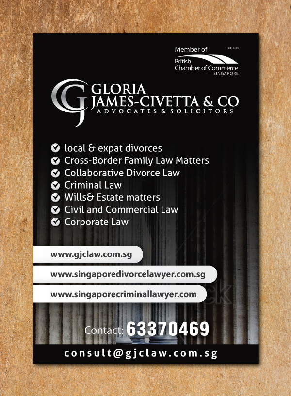 Diseño Publicitario por meet007 para Gloria james-Civetta & Co | Diseño #2170856