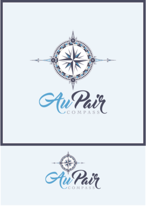 Logo Design by RFH for Au Pair Compass | Design: #10213749