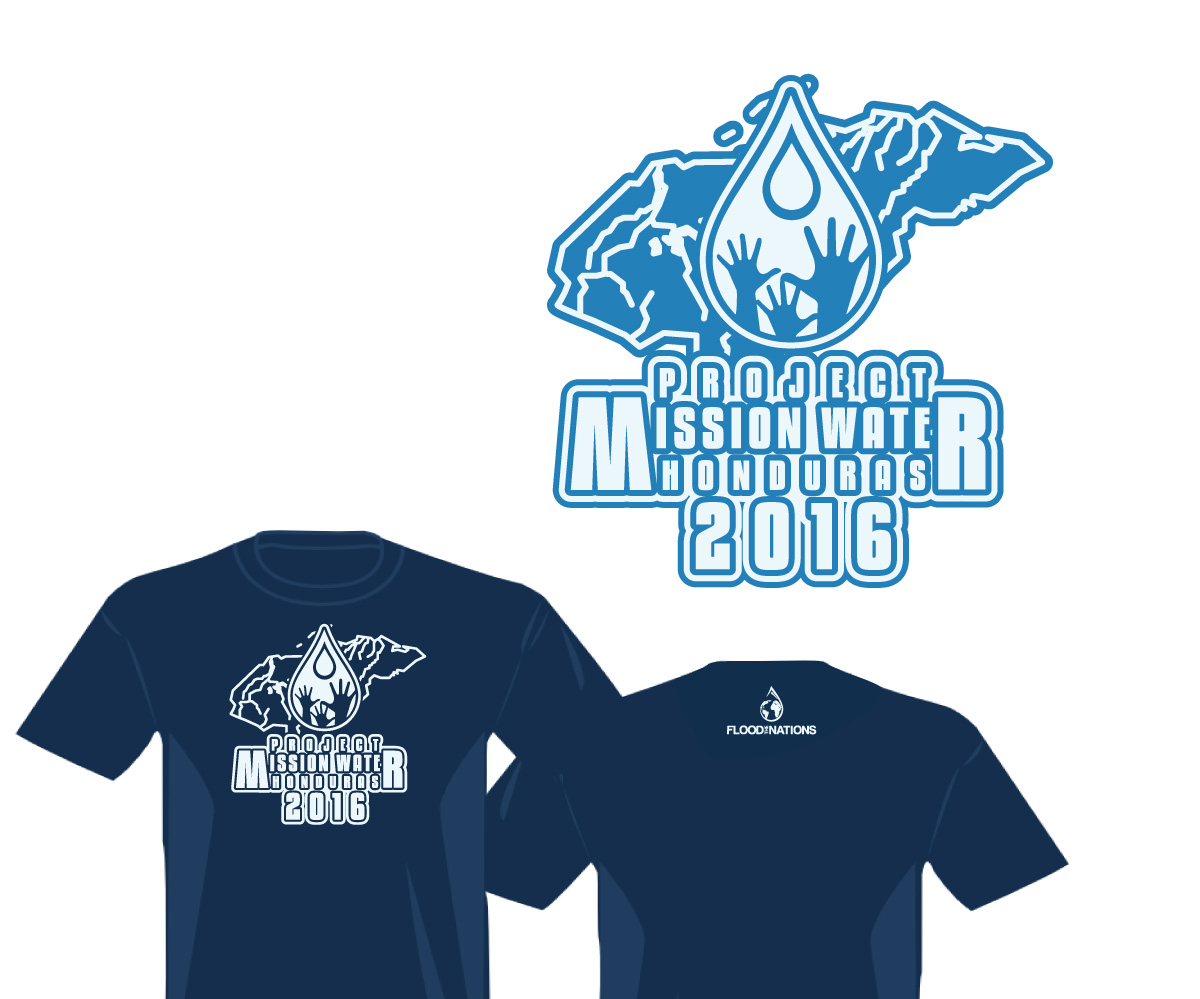 T-shirt Design by SpaGGy for Flood the Nations | Design #10330025