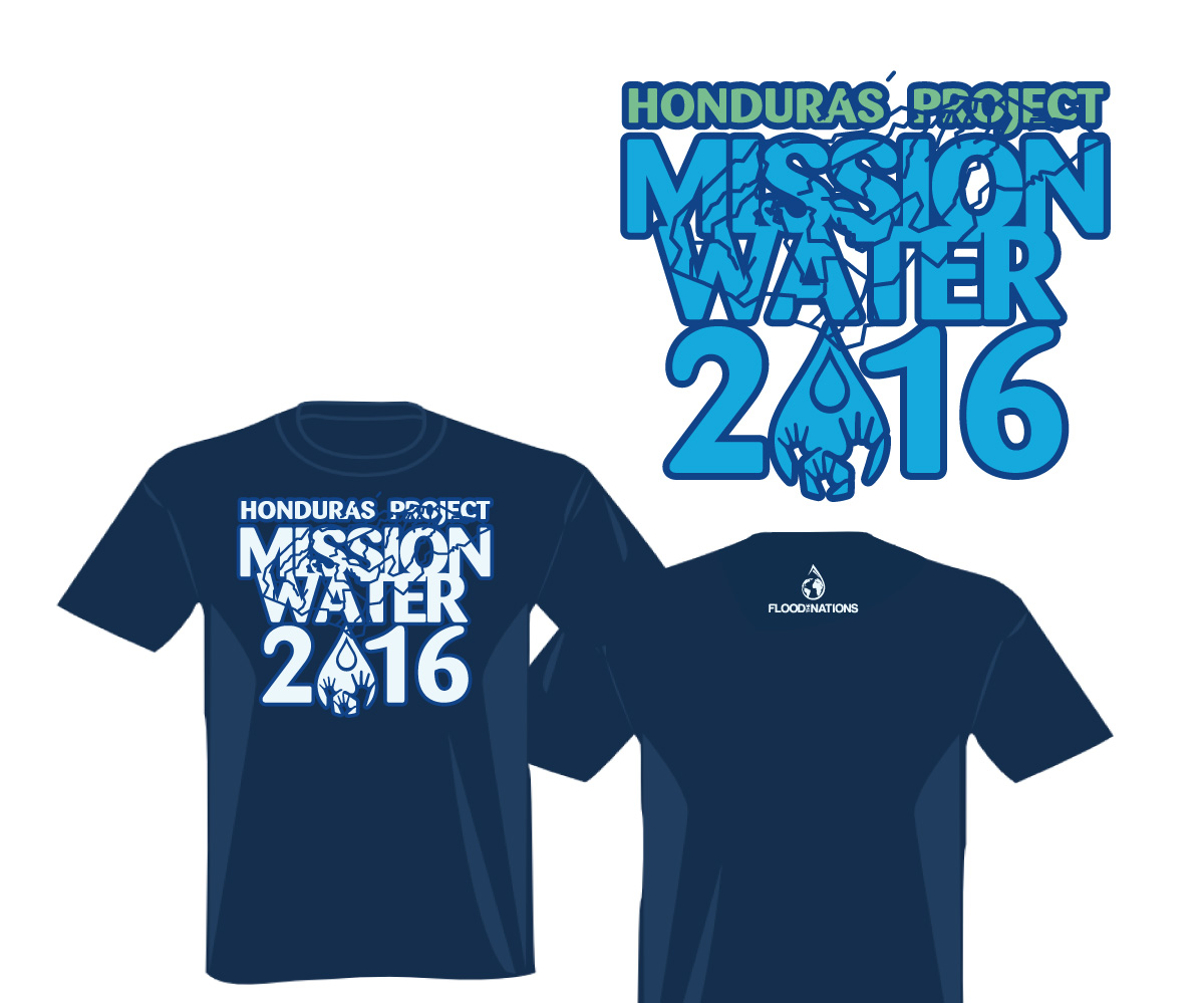 T-shirt Design by SpaGGy for Flood the Nations | Design #10330701