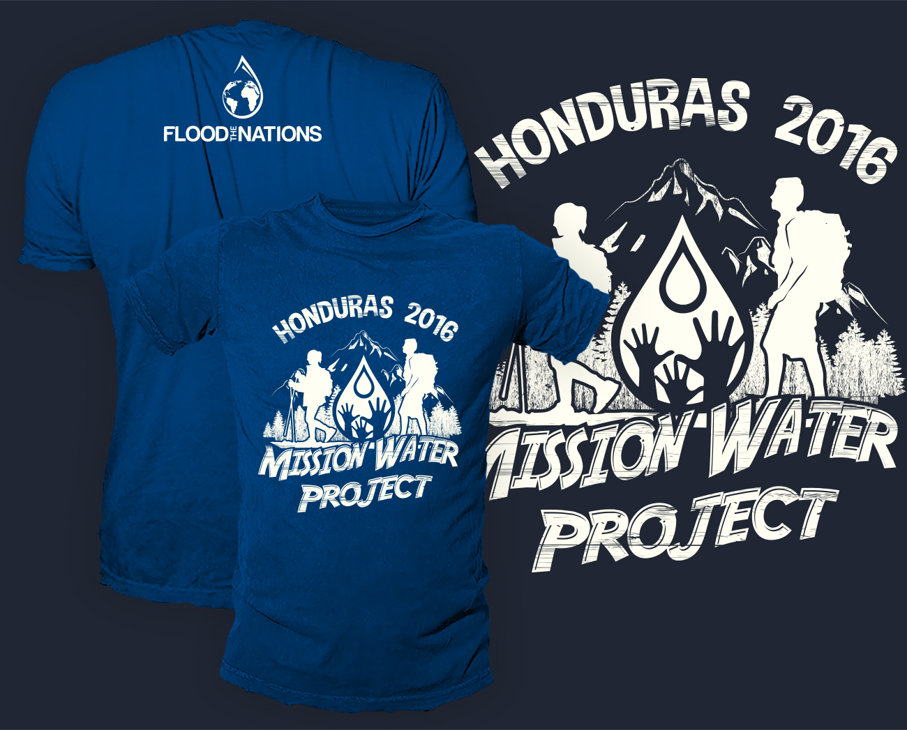 T-shirt Design by dsgrapiko for Flood the Nations | Design #10416138