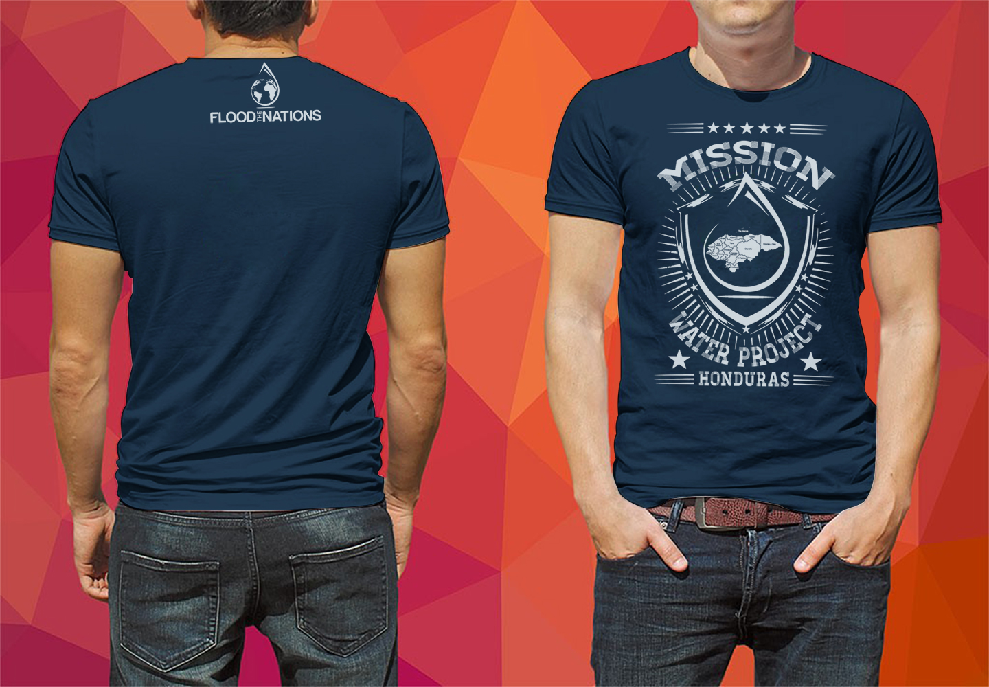 T-shirt Design by O_O NIZAL O_O for Flood the Nations | Design #10256573