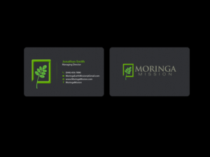 Design de Carte de Visite par Creations Box 2015 pour Moringa Mission | Design : #10190785