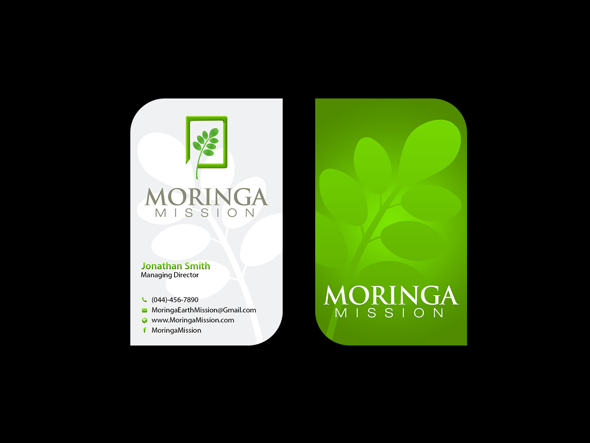 Diseño de Tarjeta de Presentación por Creations Box 2015 para Moringa Mission | Diseño #10190791