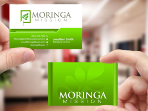 Visitenkarten-Design von Creations Box 2015 für Moringa Mission | Design: #10190802