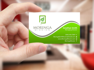 Visitenkarten-Design von Creations Box 2015 für Moringa Mission | Design: #10190807