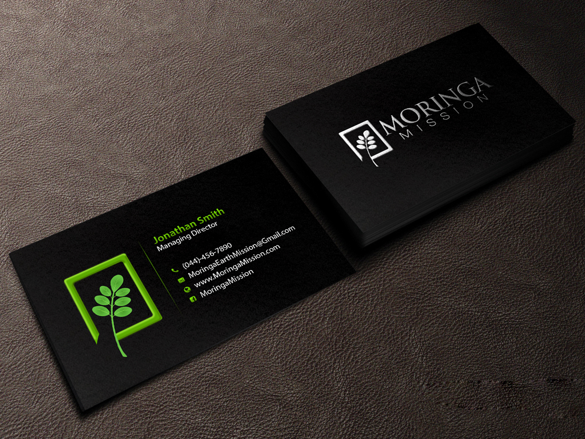 Diseño de Tarjeta de Presentación por Creations Box 2015 para Moringa Mission | Diseño #10204699