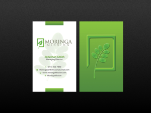 Visitenkarten-Design von Creations Box 2015 für Moringa Mission | Design: #10204704