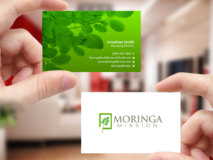 Visitenkarten-Design von Creations Box 2015 für Moringa Mission | Design: #10204708
