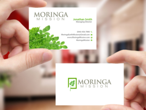 Visitenkarten-Design von Creations Box 2015 für Moringa Mission | Design: #10204710
