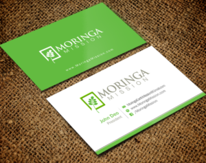 Business Card Design by Brand aid for Moringa Mission | Design: #10200578