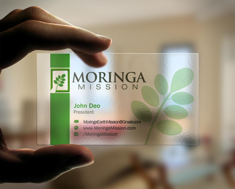 Business Card Design by Brand aid for Moringa Mission | Design #10200583