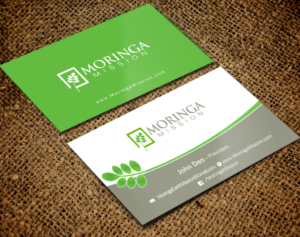 Business Card Design by Brand aid for Moringa Mission | Design: #10200585