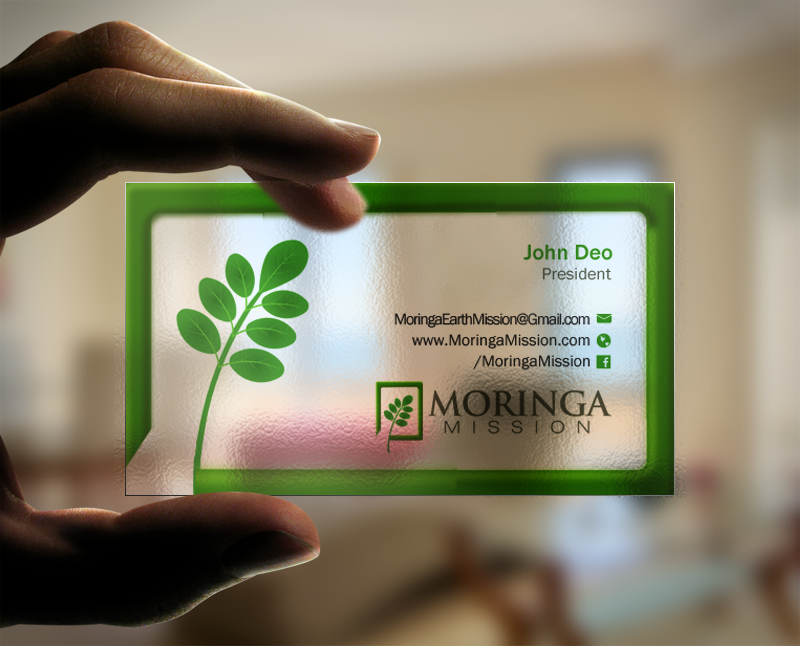 Business Card Design by Brand aid for Moringa Mission | Design #10200591