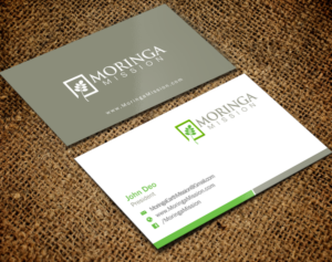 Business Card Design by Brand aid for Moringa Mission | Design: #10200598