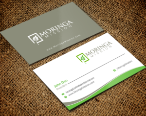 Business Card Design by Brand aid for Moringa Mission | Design: #10200599