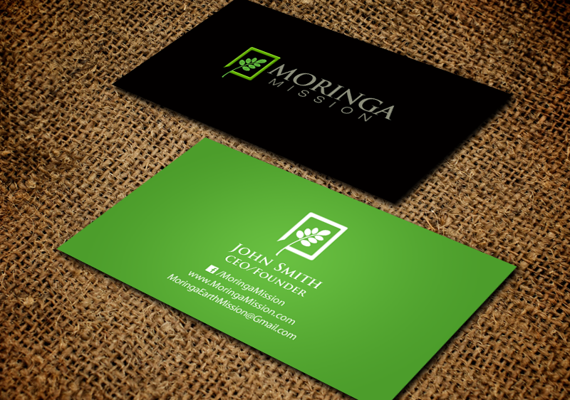 Business Card Design by chandrayaan.creative for Moringa Mission | Design #10200109