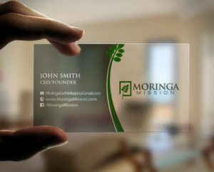 Business Card Design by chandrayaan.creative for Moringa Mission | Design: #10200203