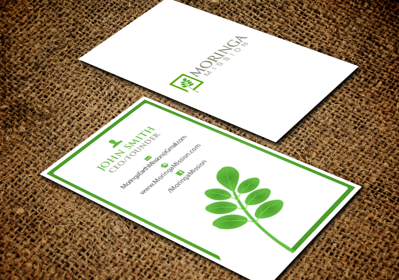 Business Card Design by chandrayaan.creative for Moringa Mission | Design #10200211