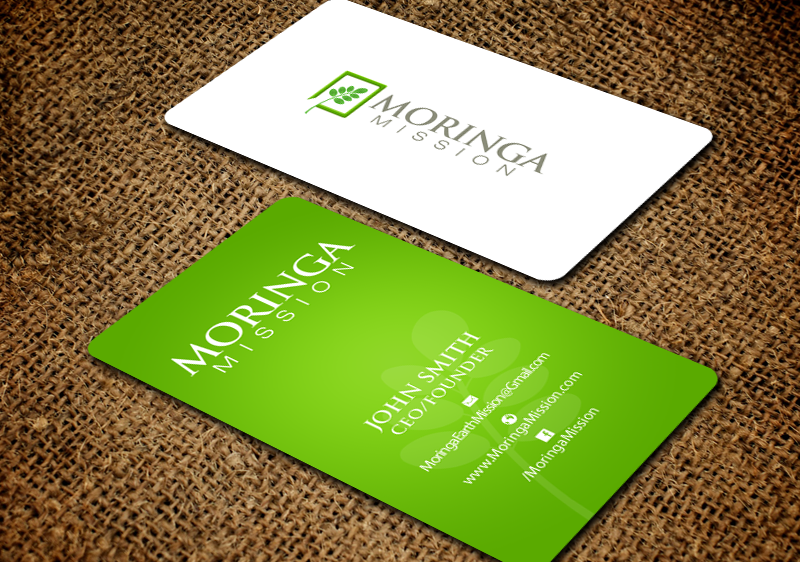 Business Card Design by chandrayaan.creative for Moringa Mission | Design #10200213