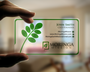 Design de Carte de Visite par chandrayaan.creative pour Moringa Mission | Design : #10202459