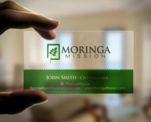 Design de Carte de Visite par chandrayaan.creative pour Moringa Mission | Design : #10202460