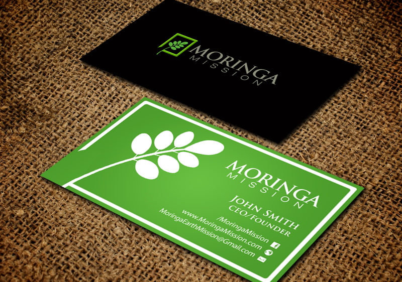 Business Card Design by chandrayaan.creative for Moringa Mission | Design #10202475