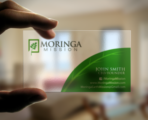 Design de Carte de Visite par chandrayaan.creative pour Moringa Mission | Design : #10202476