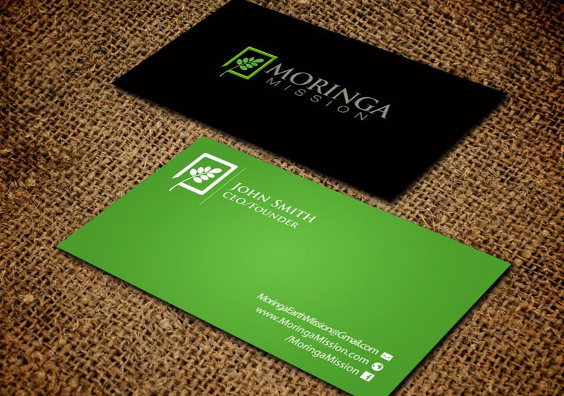 Diseño de Tarjeta de Presentación por chandrayaan.creative para Moringa Mission | Diseño #10212371