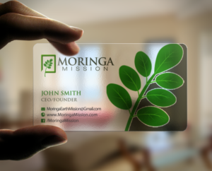 Design de Carte de Visite par chandrayaan.creative pour Moringa Mission | Design : #10212398