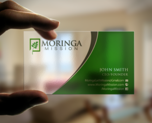 Design de Carte de Visite par chandrayaan.creative pour Moringa Mission | Design : #10212401