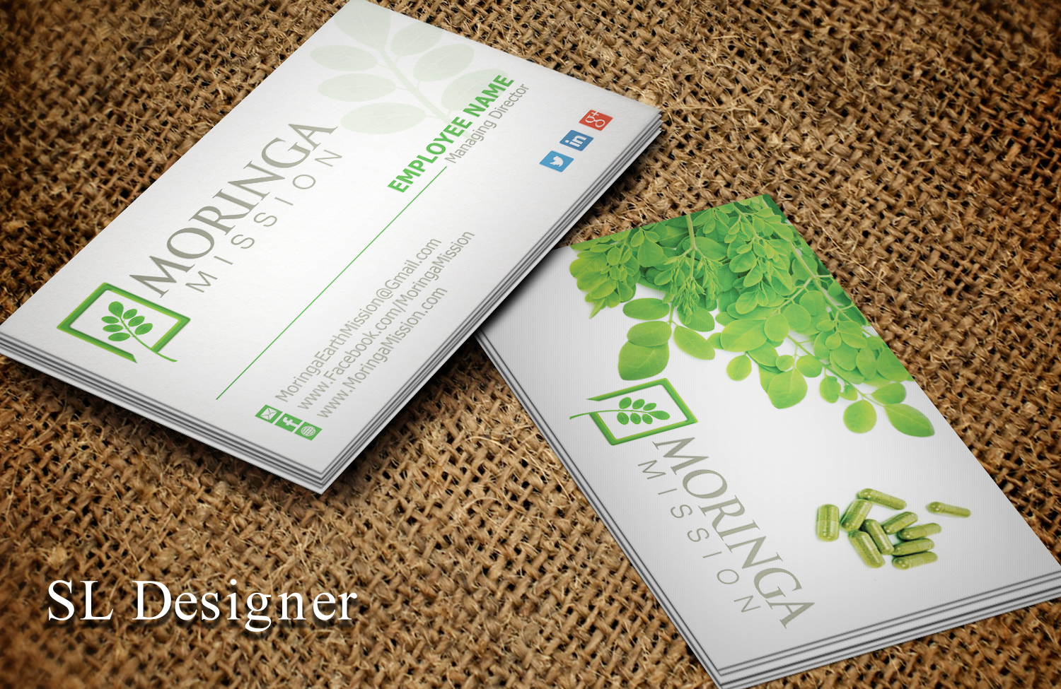 Business Card Design by SL Designer for Moringa Mission | Design #10177081