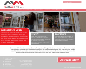 Web Design by chadm87 for Multimatik d.o.o. | Design #10195002