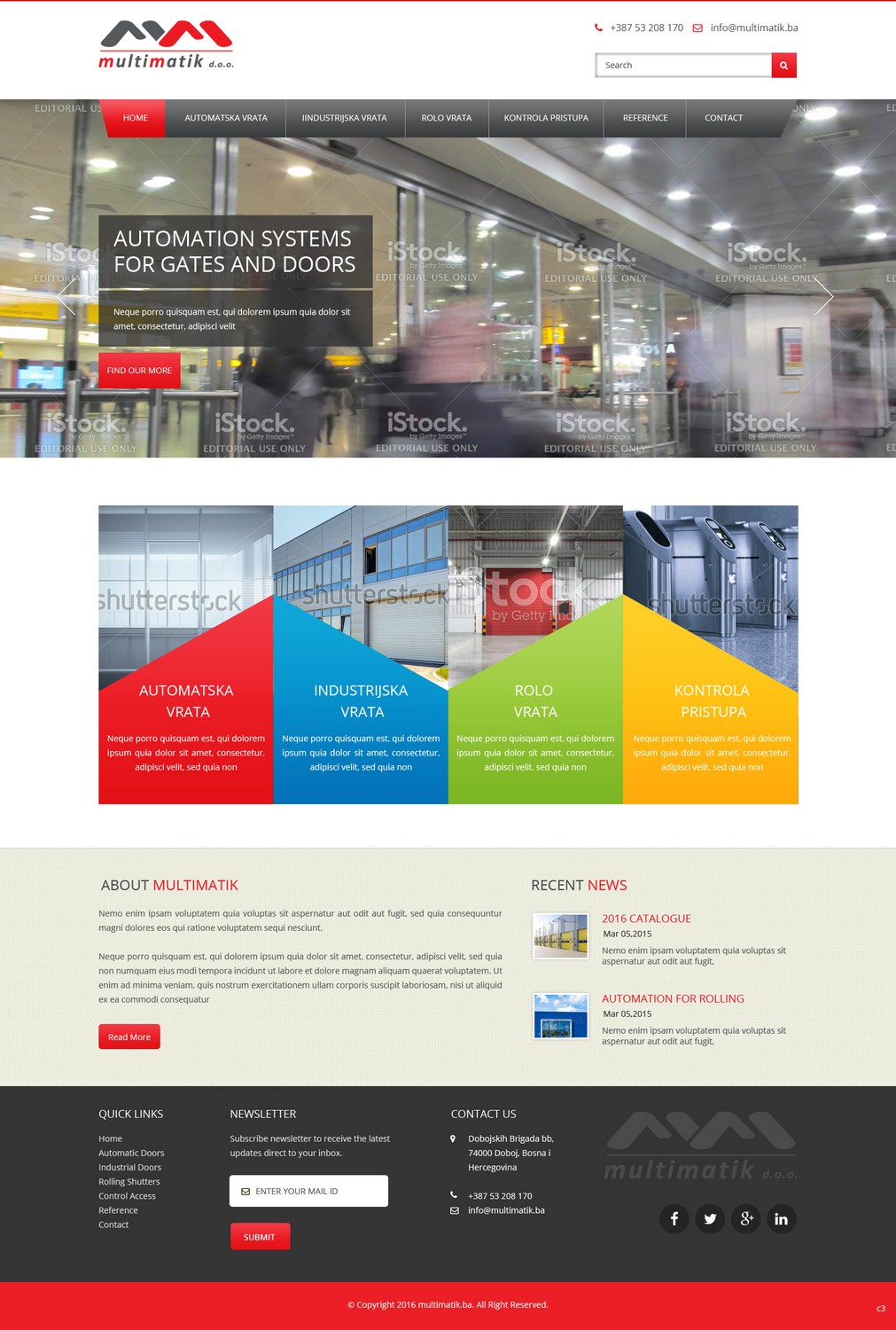 Web-Design von pb für Multimatik d.o.o. | Design #10160212