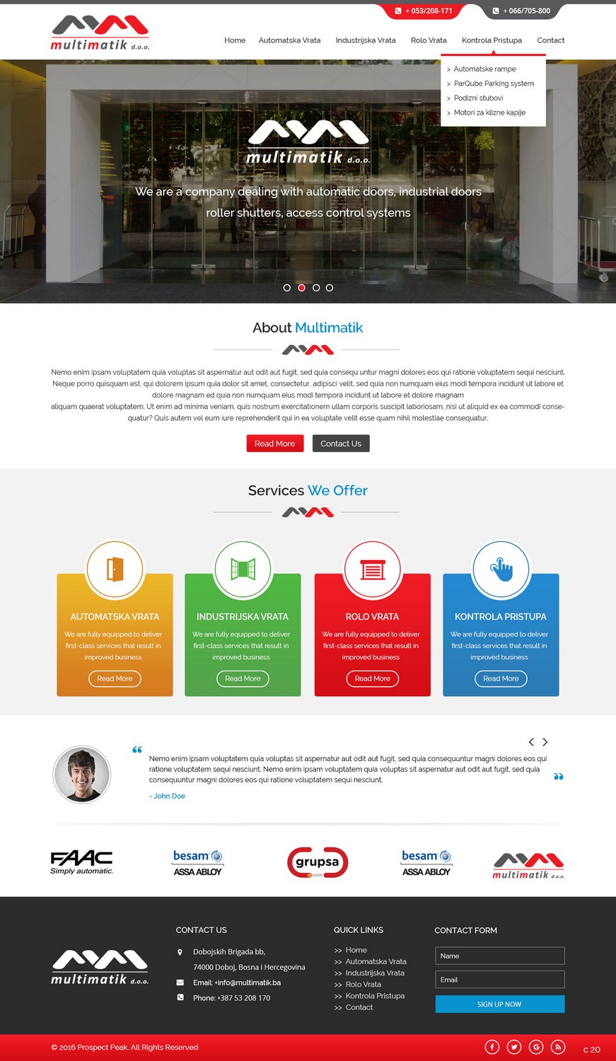 Web-Design von pb für Multimatik d.o.o. | Design #10160213