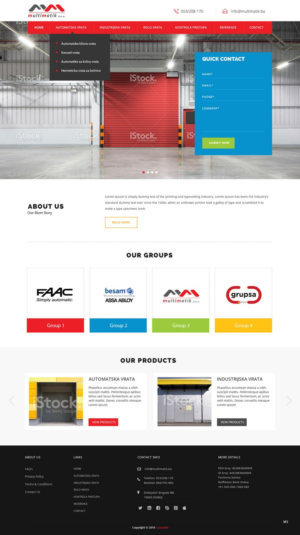 Web Design by pb for Multimatik d.o.o. | Design: #10160216