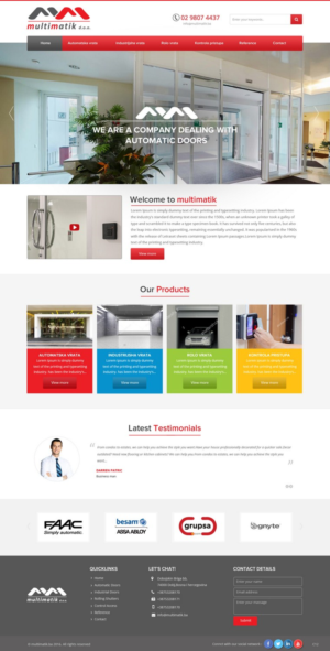 Web Design by pb for Multimatik d.o.o. | Design: #10160221