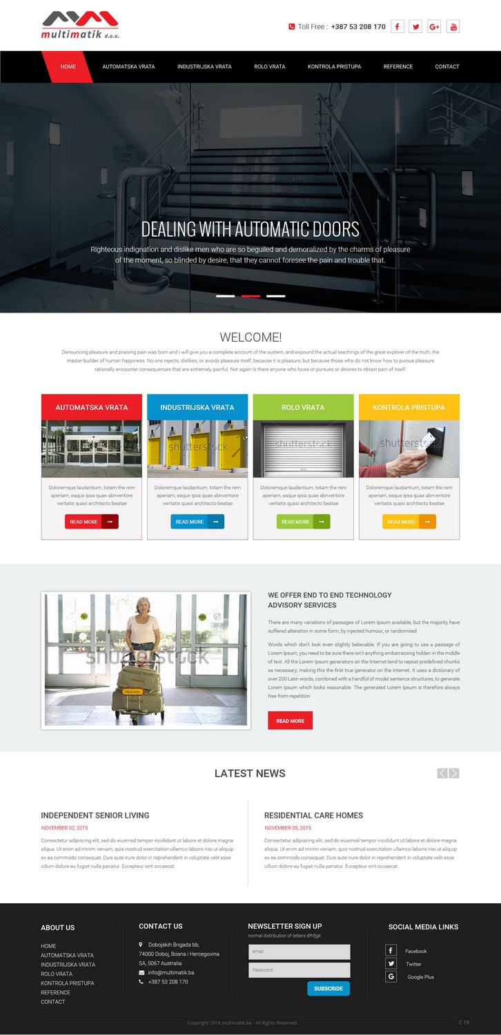 Web-Design von pb für Multimatik d.o.o. | Design #10160235